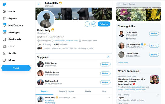 Twitter 1k followers good profile