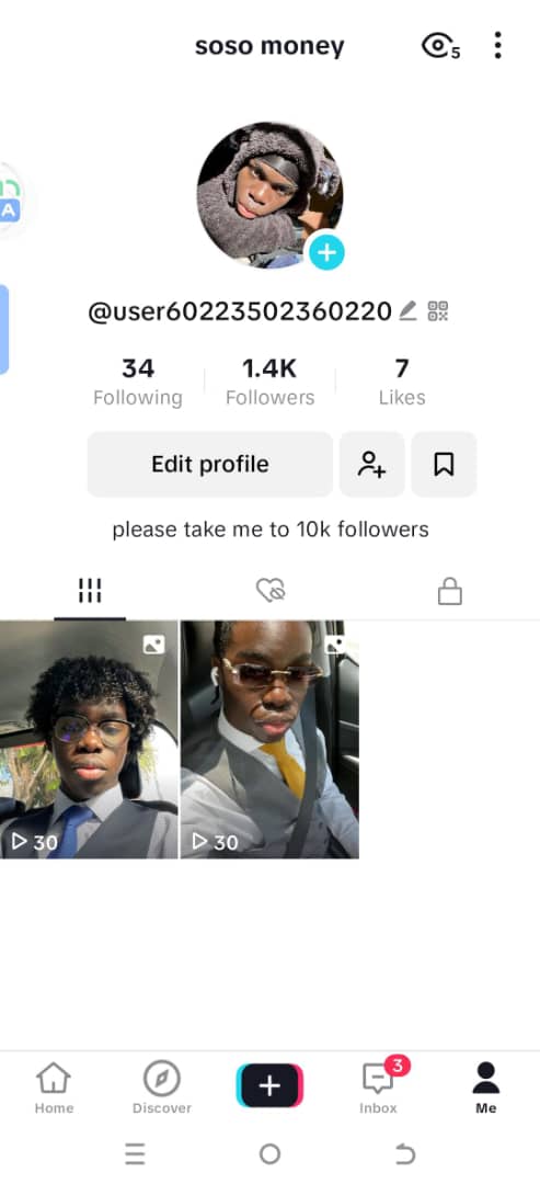 Tiktok 1k followers