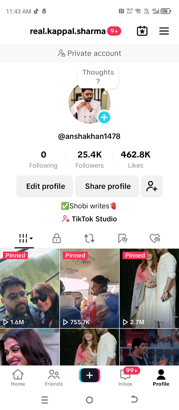 Tiktok 25k followers high standard