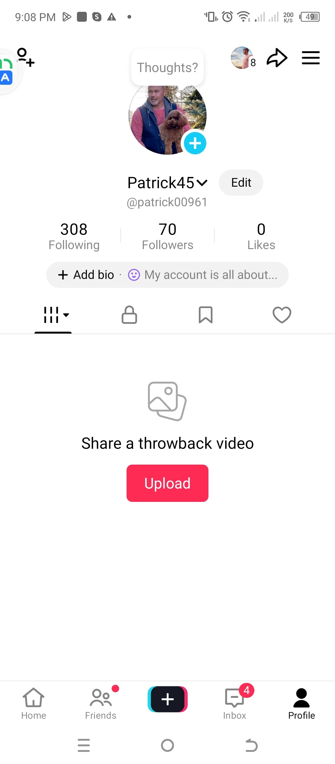 Tiktok 70 followers